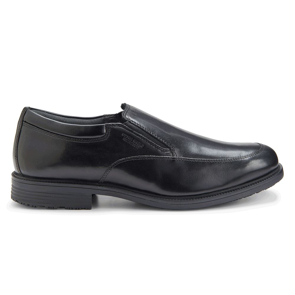 Slip-Ons Homem Rockport Lead The Pack Waterproof Pretas,Portugal PUGIS-1693